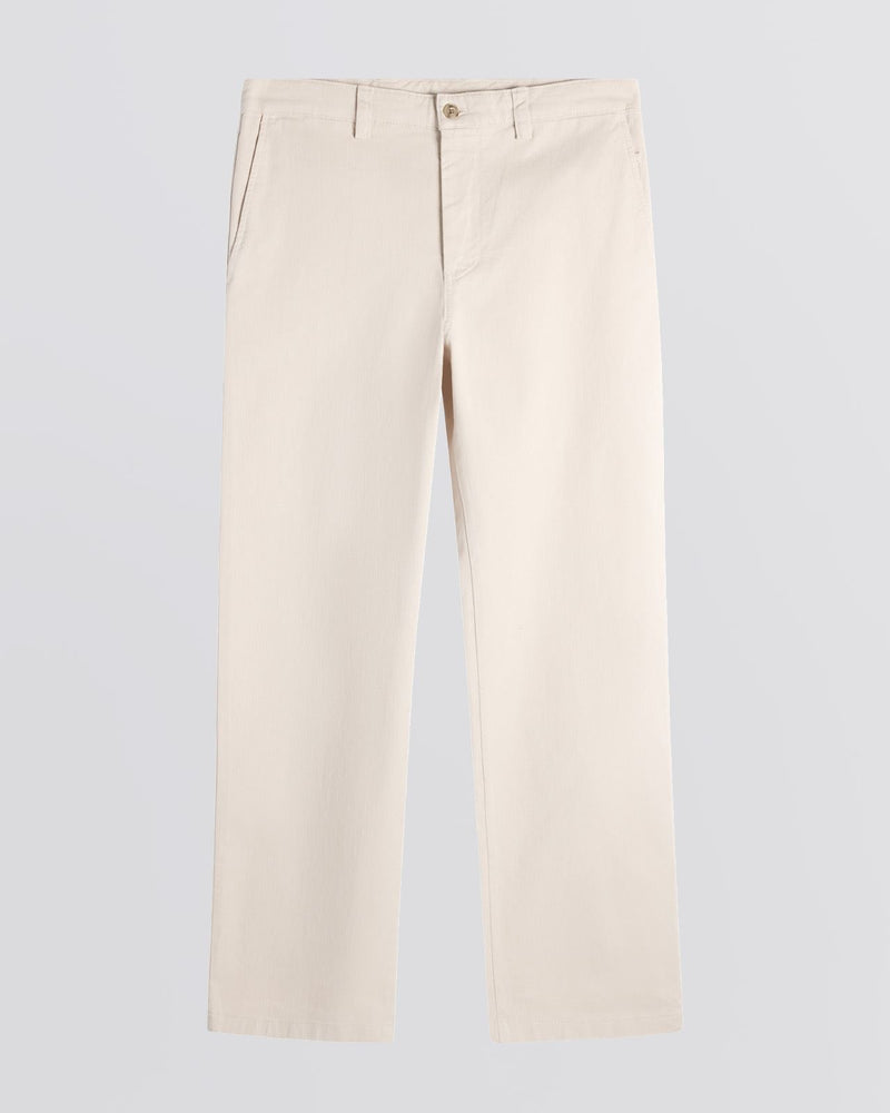 Devyn Straight Cotton Pants Moonbeam