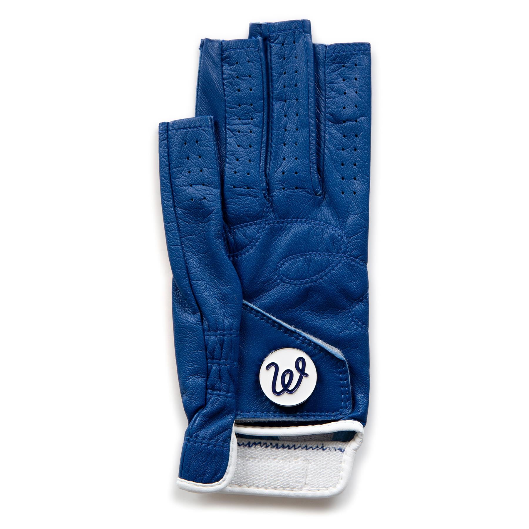 Womens Valerie Fingerless Golf Glove Blue