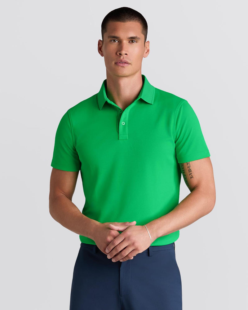 Essential Performance Pique Polo Clover