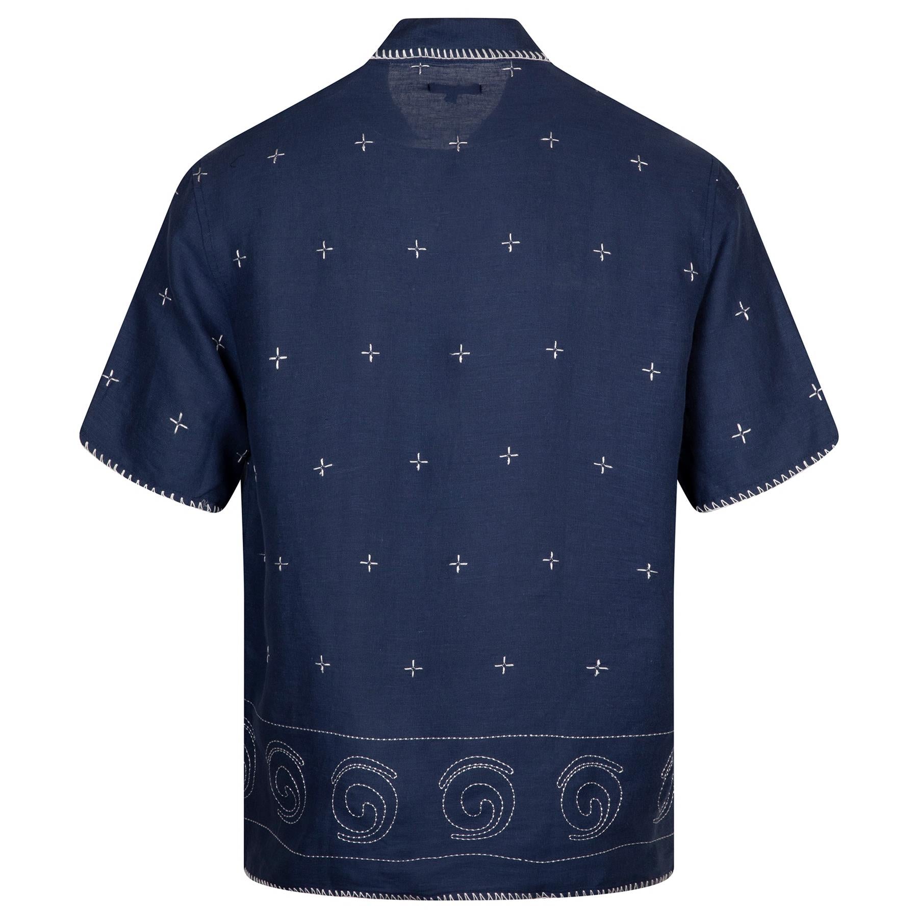 ■Malbon Golf■ Toko Toko Button Up Shirt SKY BLUE MAN 8ac0db7c-aa09-4465-8301-