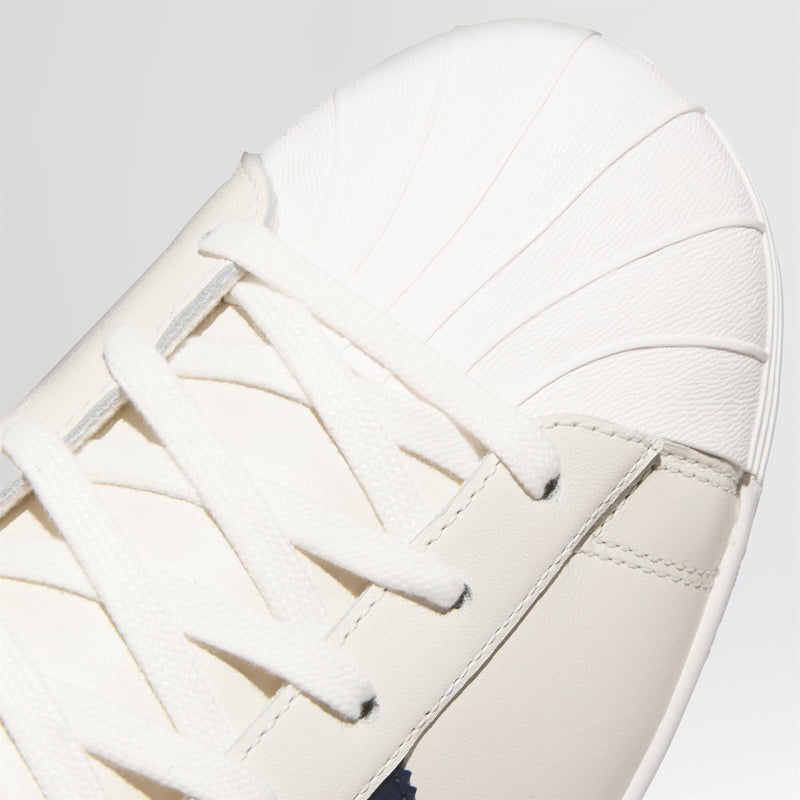 Pro Model Midcut Spikeless Golf Shoes Chalk White/Night Indigo/Gold Metal
