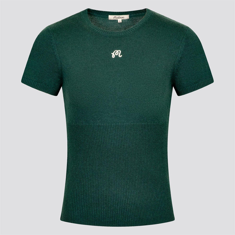 Womens Lisette Knit Top Hunter Green