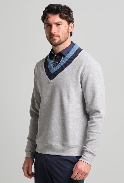 Carter Cricket Sweater Light Grey Heather