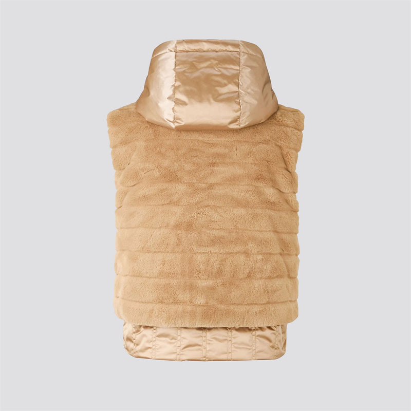 Womens Yumi Outdoor Vest Beige