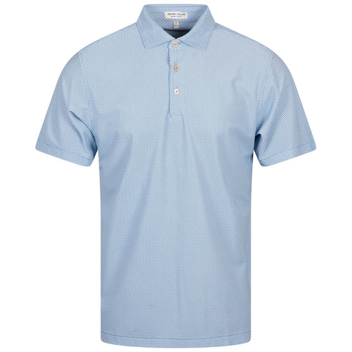 Costa Geo Performance Mesh Polo Sailor Blue - SS25