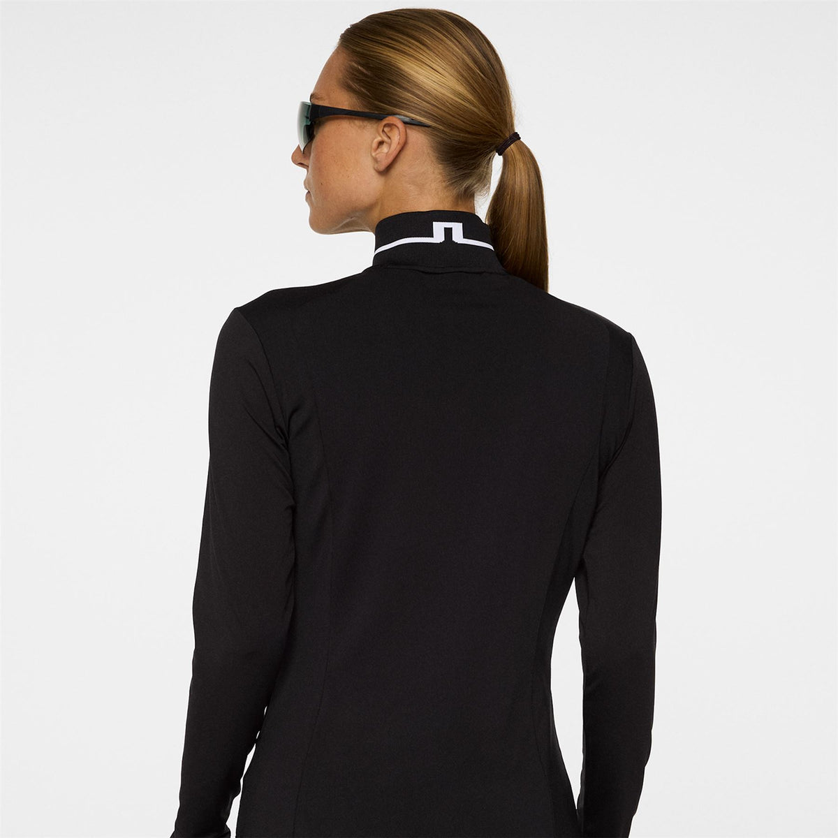 Womens Hertta LS Polo Black