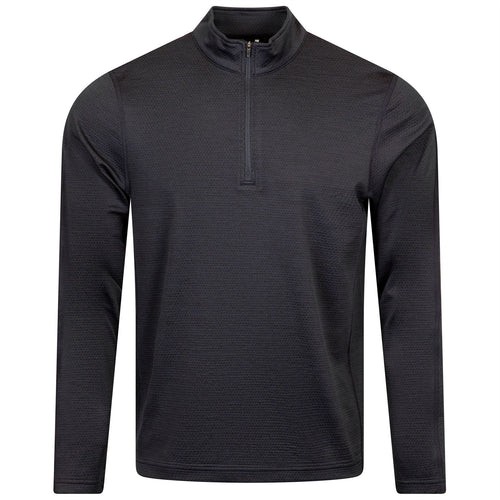 Solotex Mesh Tiebreak Quarter Zip Mid Layer Navy - AW24