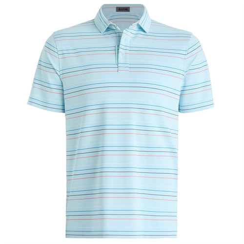 Multi Stripe Tech Pique Polo Daybreak - SS25