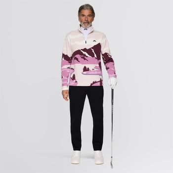 J.Lindeberg Sammie Pile Lightweight Jacket Landscape Fleece Purple
