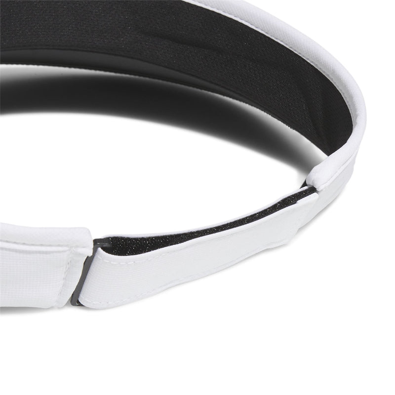 Womens Wide Tour Visor White