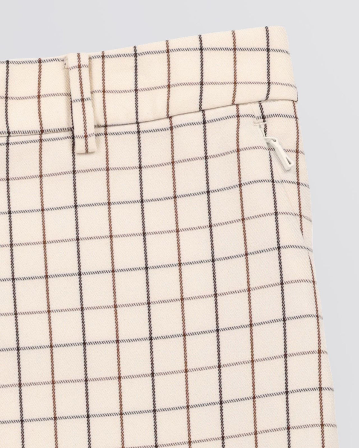 Womens Retro Check Sport Pant Cream Check
