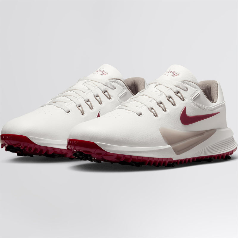 Victory Pro 4 Golf Shoes Summit White/Team Red/Taupe Gray