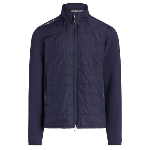 Performance Wool Quilted FZ Jacket Refined Navy - AW23
