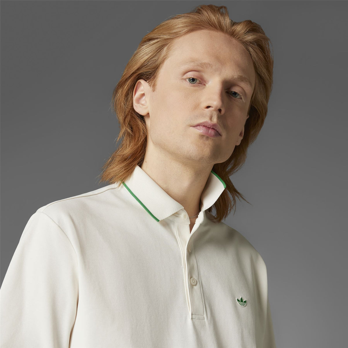 Twistknit Trefoil Polo Chalk White