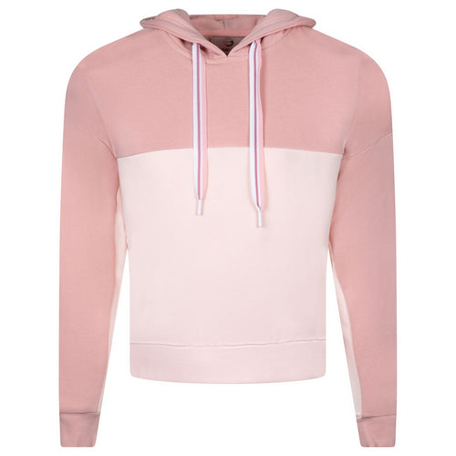 Womens French Terry Hooded Sweatshirt Powder Pink - SS23