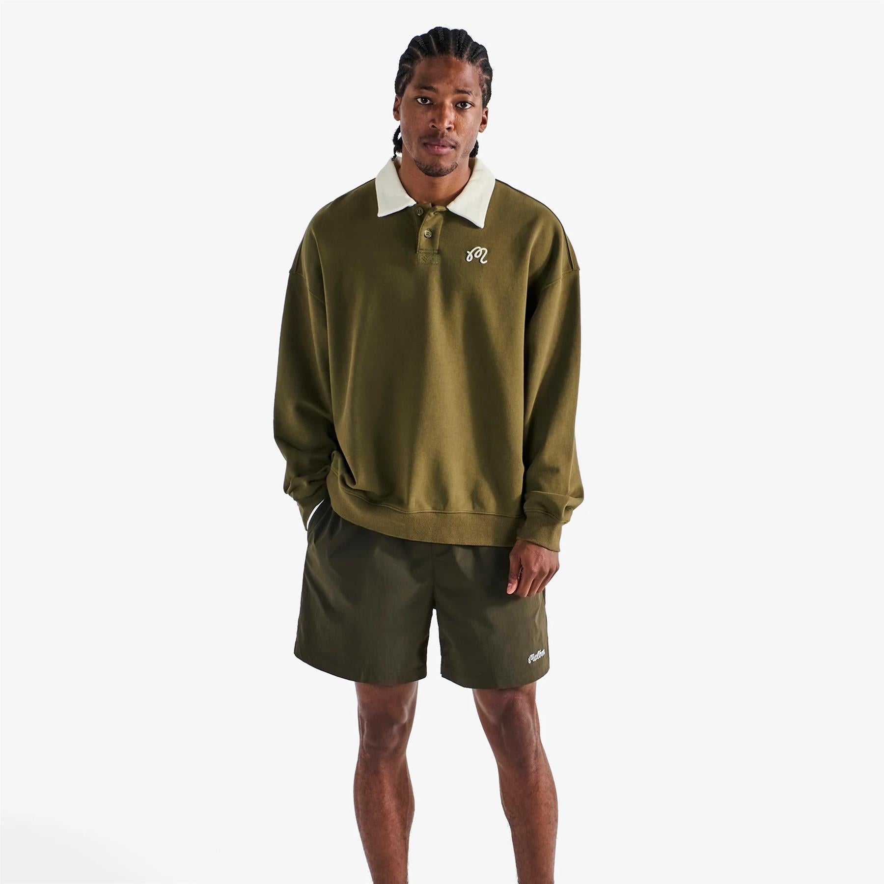 Riva Nylon Shorts Cypress Green