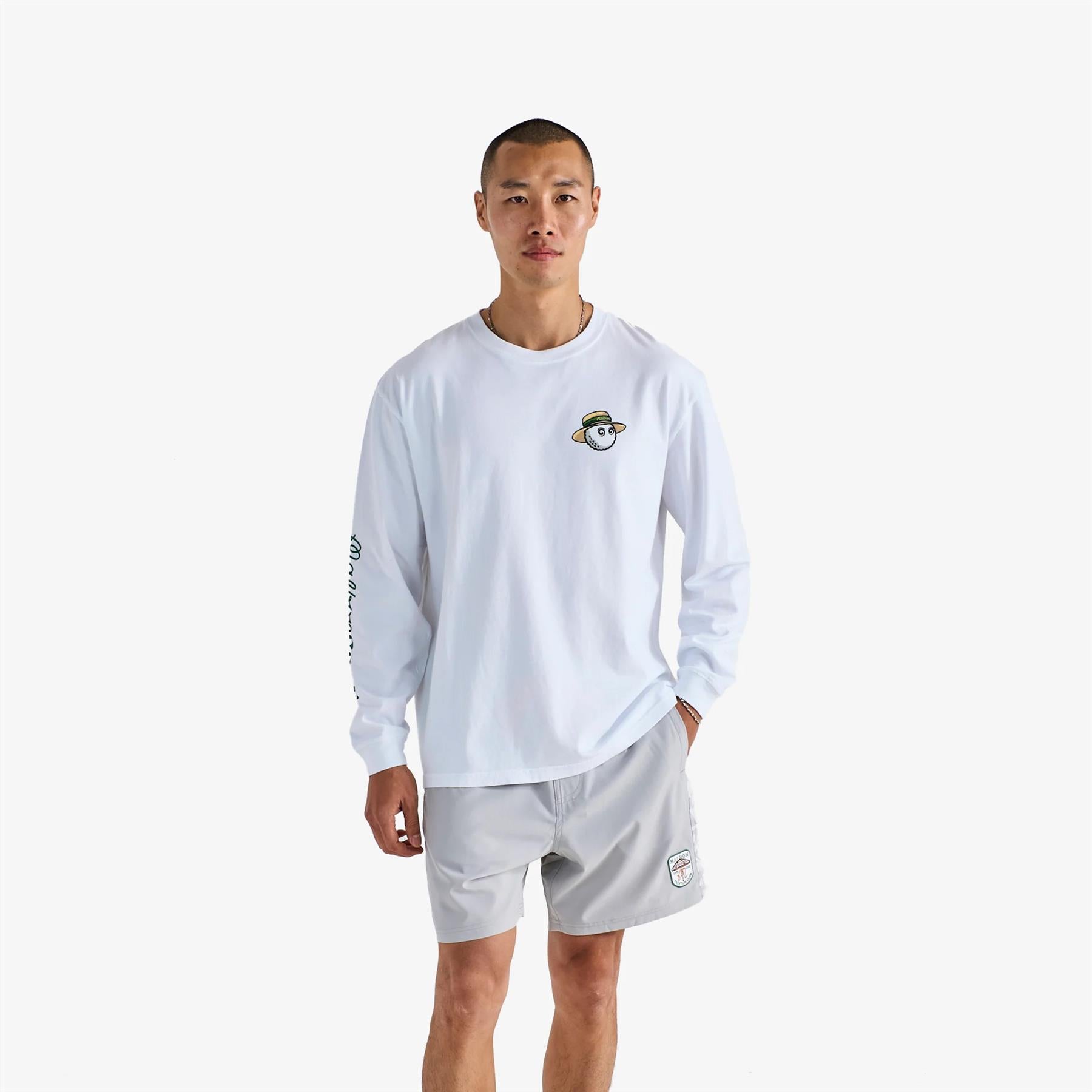 【MALBON GOLF】[VACATION CLUB] Marina LS T-shirt ■MAN MALBON GOLF MEN MARINA LS TEE – GreenTee Golf Shop