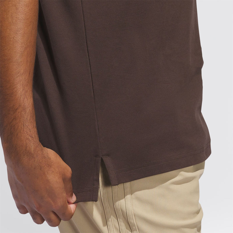 Originals Twistknit Trefoil Polo Dark Brown