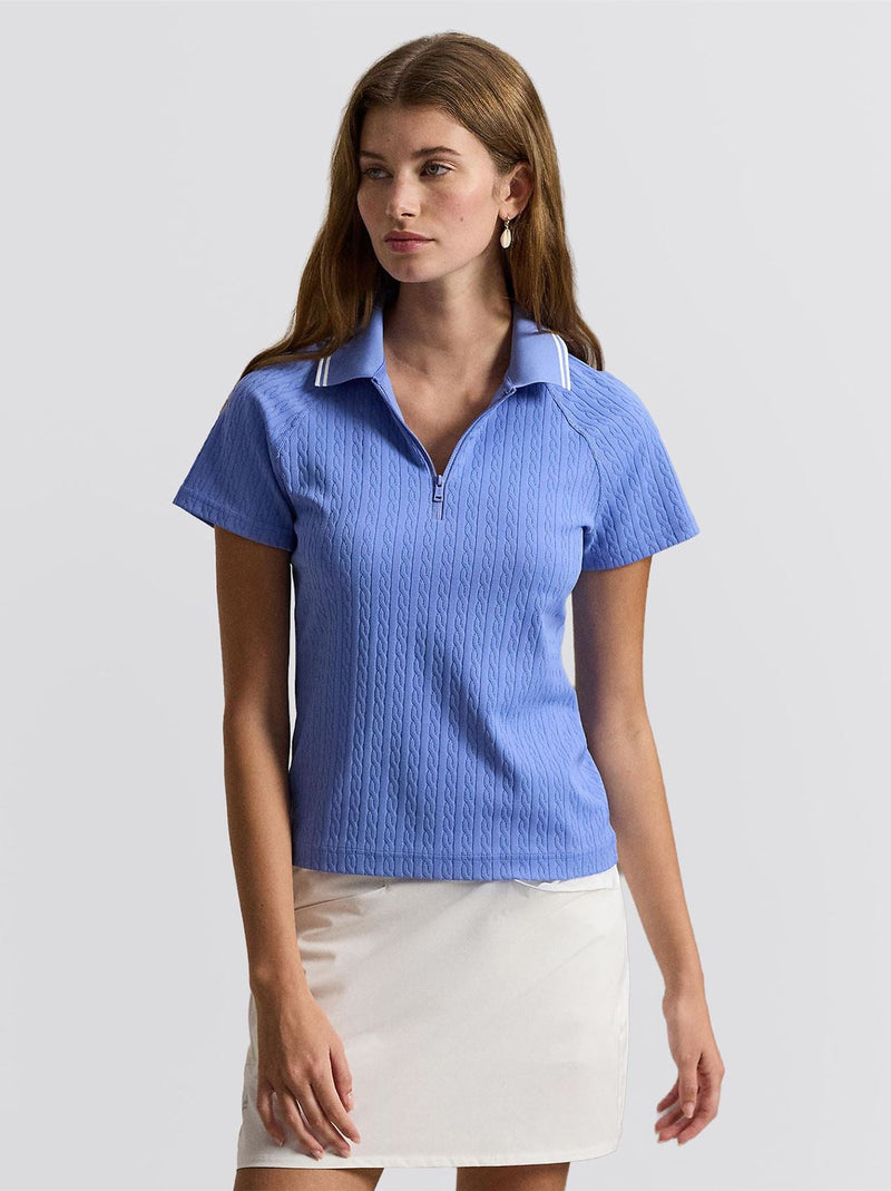 RLX Womens Active Cable Knit Polo