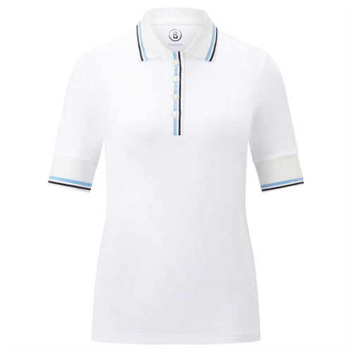 Womens Elenor Polo Off White - SS25