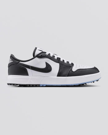 Jordan Golf Air Jordan 1 Low Spiked Golf Shoes White/Black