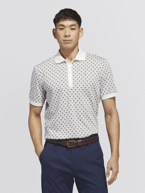 Originals All Over Trefoil Polo Chalk White/Night Indigo