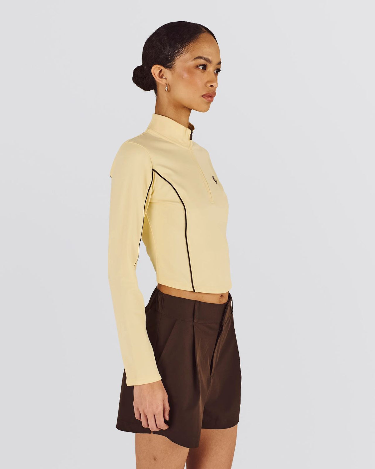 Camila Stretch Mid Layer Light Yellow