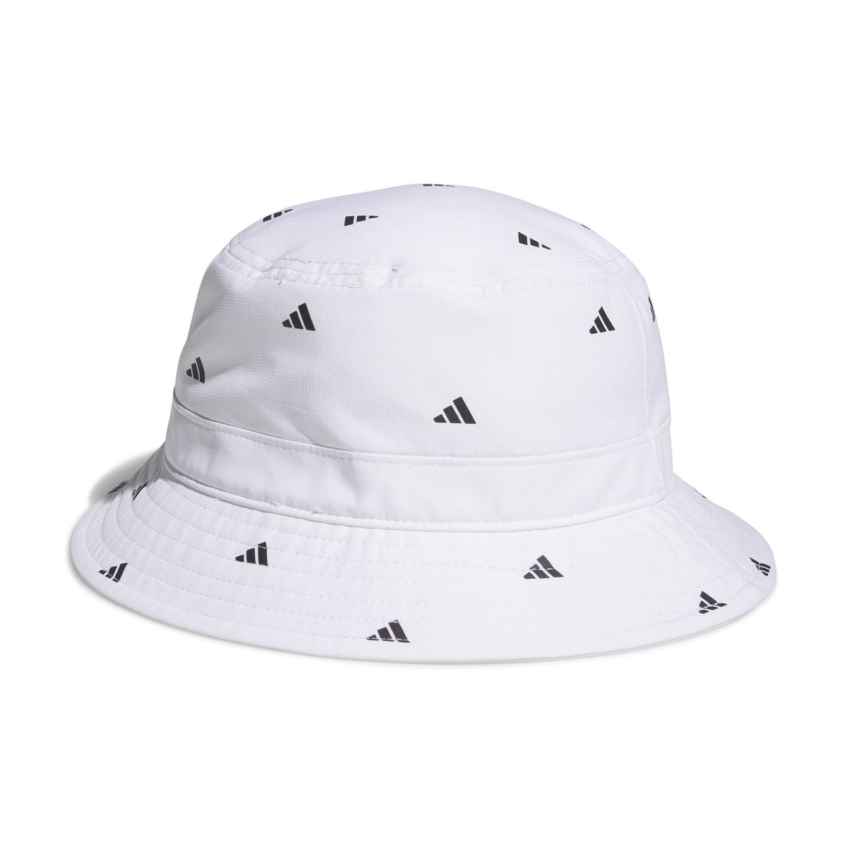 Womens Printed Bucket Hat White
