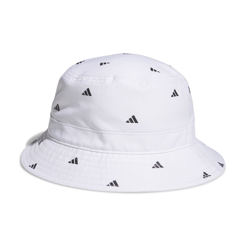 Womens Printed Bucket Hat White