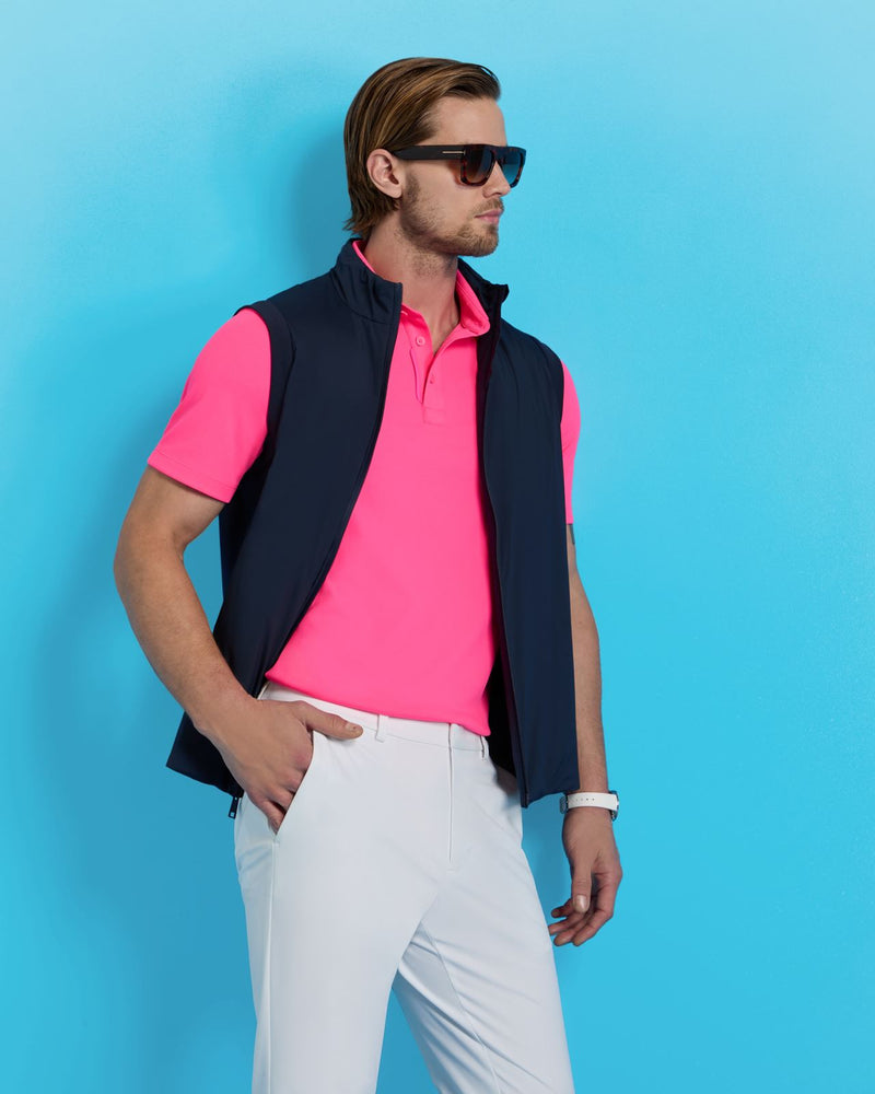 Essential Performance Pique Polo Knockout Pink