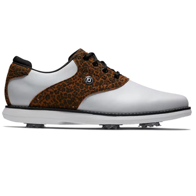 Womens Traditions Spikeless Golf Shoes White/Black/Multi - 2024