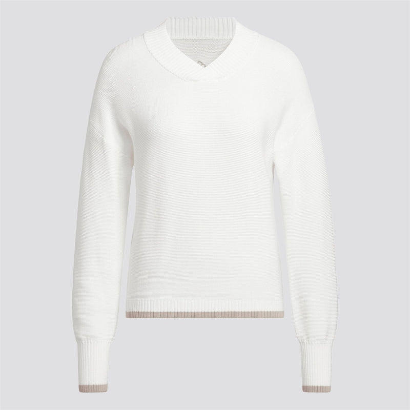 Womens Ultimate365 Knitted Sweater White