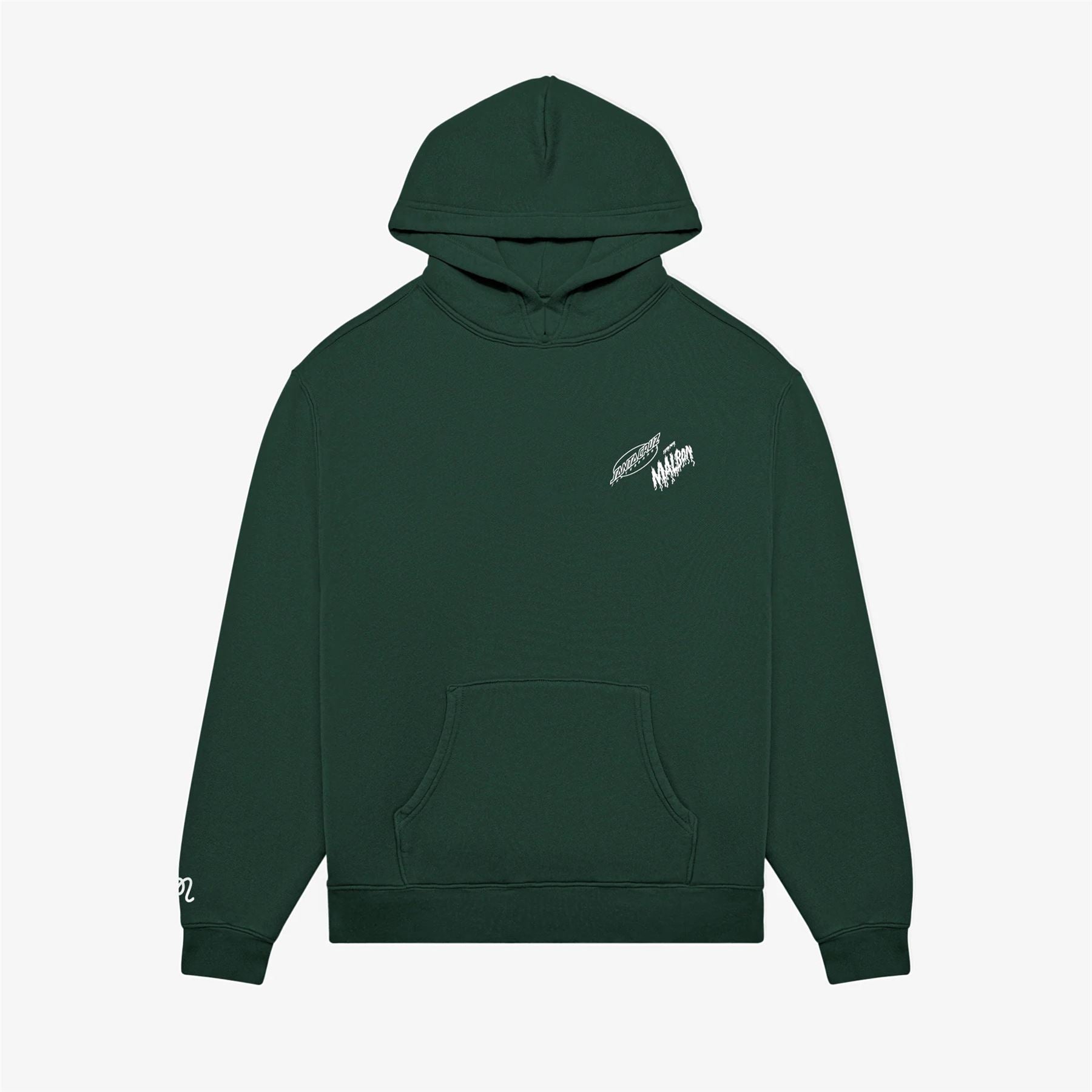 Malbon x Santa Cruz Fesque Slasher Hoodie Malbon Green