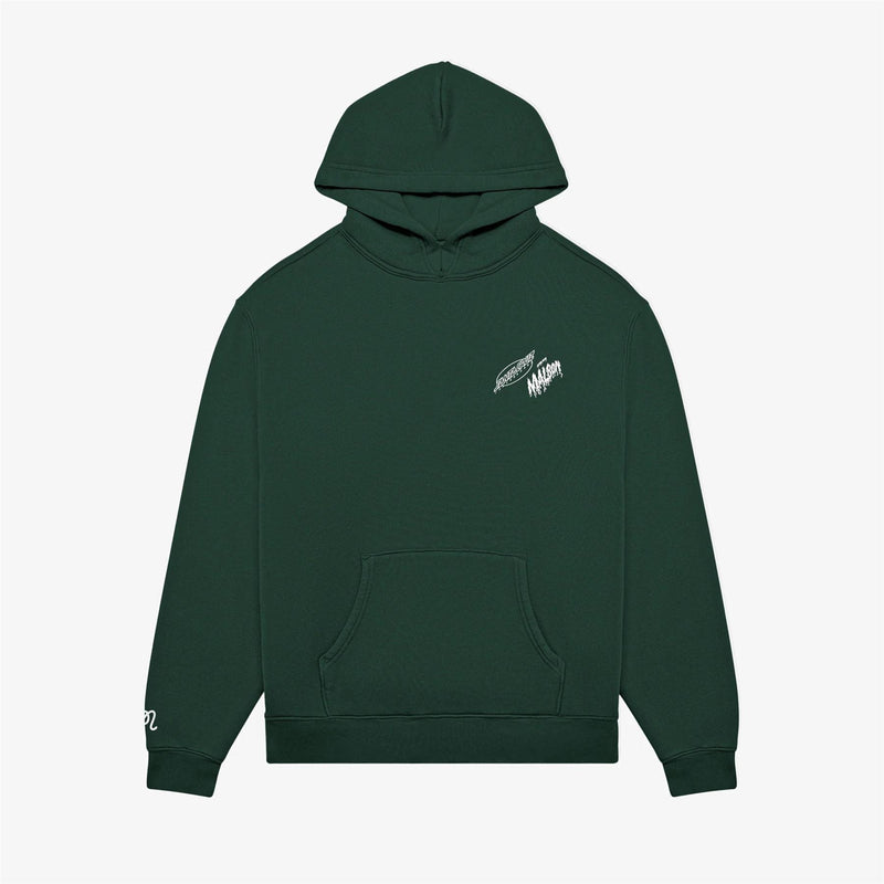 x Santa Cruz Fesque Slasher Hoodie Malbon Green