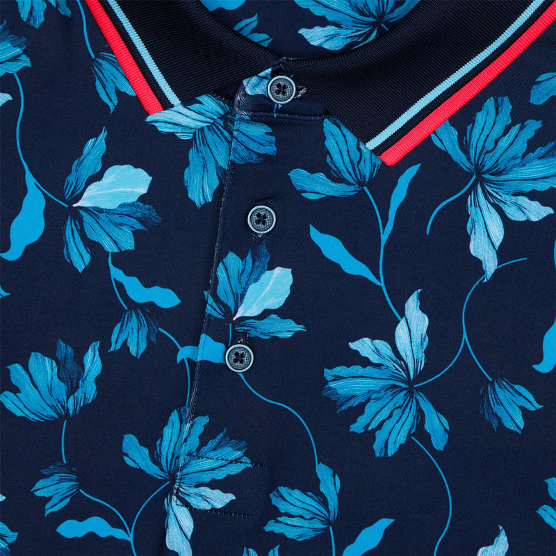 Iris Tech Stretch Jersey Polo Twilight