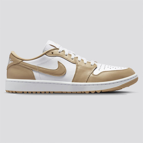 Air Jordan 1 Low Spikeless Golf Shoes White/Linen White