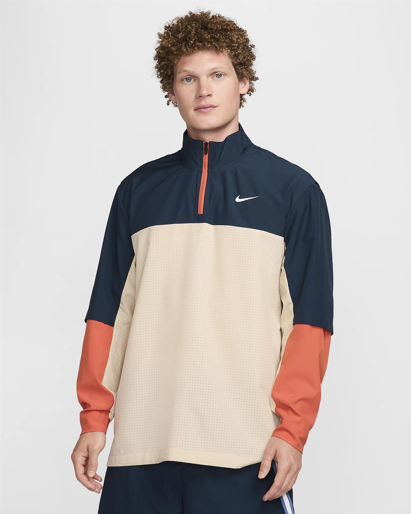 Nike Dri-FIT NGC Half Zip Jacket Sand Drift/Armory Navy Nike Dri-FIT NGC Half Zip Jacket Sand Drift/Armory Navy