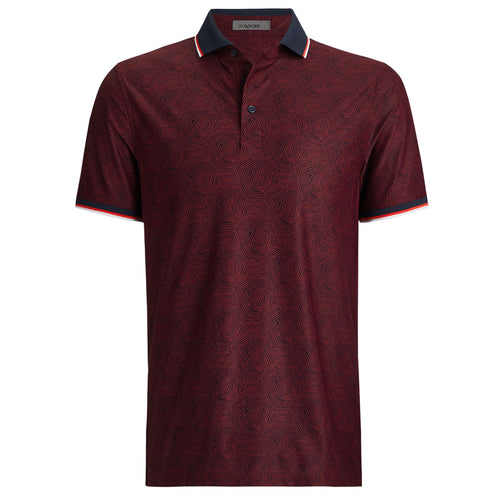 Fingerprint Tech Pique Polo Cabernet - AW24