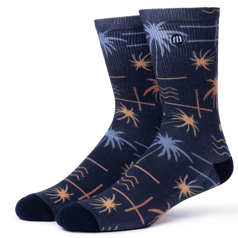 Over The Falls Socks Total Eclipse