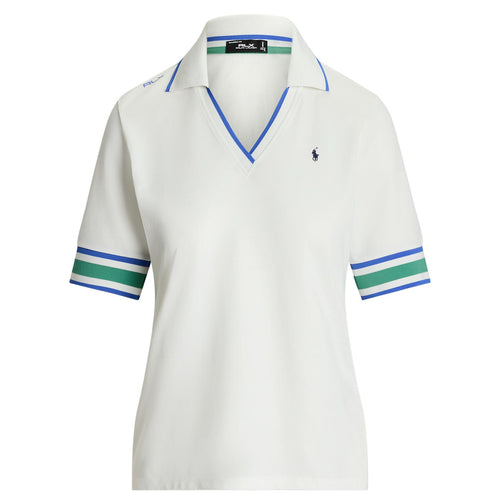 Womens RLX Tailored Fit Cricket Polo Ceramic White - AW24