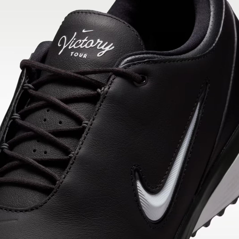 Victory Tour 4 Spiked Golf Shoes Black/White/Dark Smoke