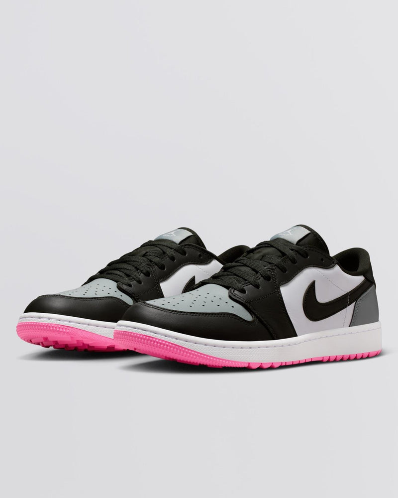 Air Jordan 1 Low Spikeless Golf Shoes White/Sequioa/Light Pumice/Pink Glow