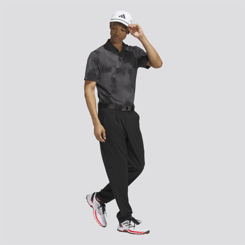 Ultimate365 Printed Tour Polo Black/Gray