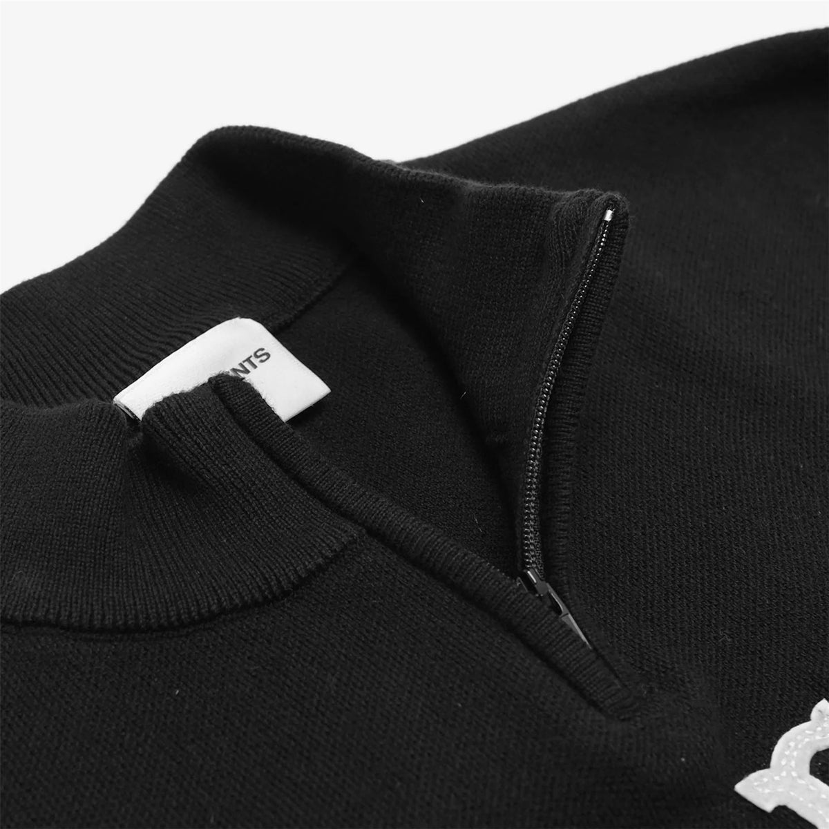 Giovant Knit Quarter-Zip Sweater Black