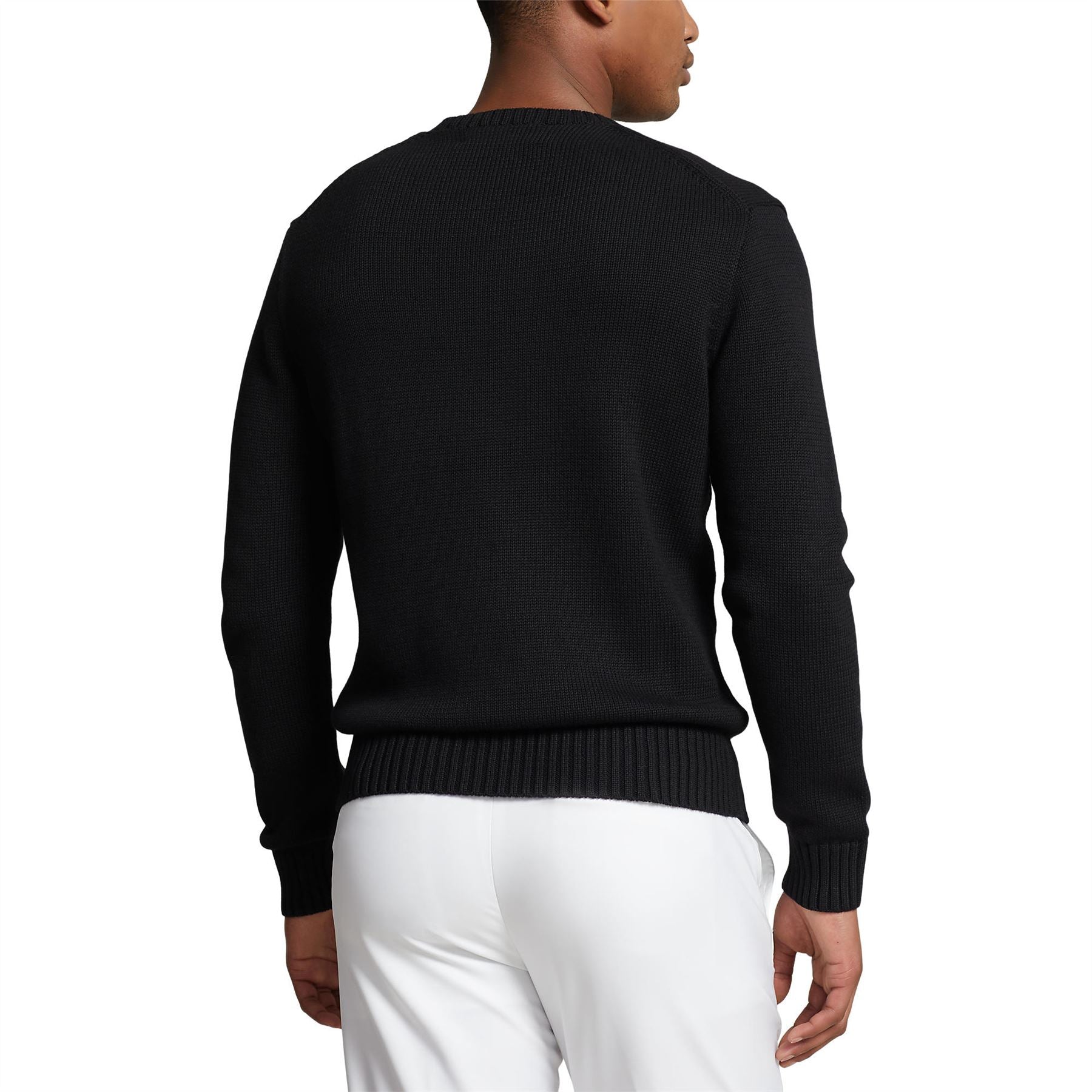 Ralph Lauren Polo Bear Performance Sweater Polo Black | Knitwear