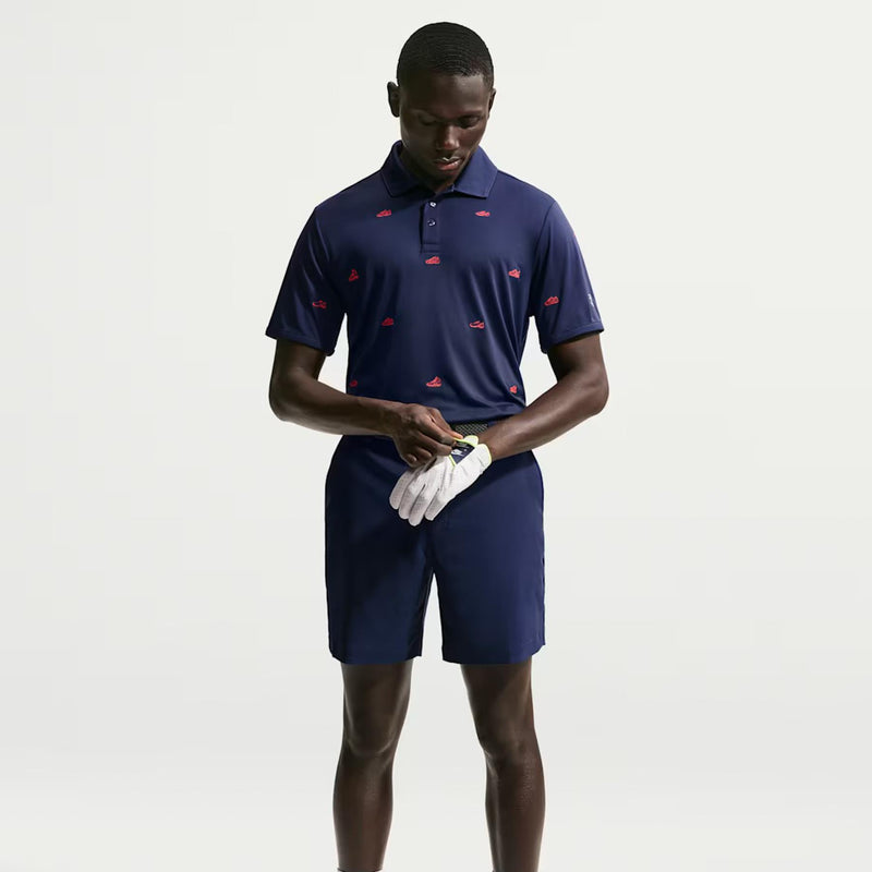 Dri-FIT Par 5 Polo Pacific College Navy/Hot Lava