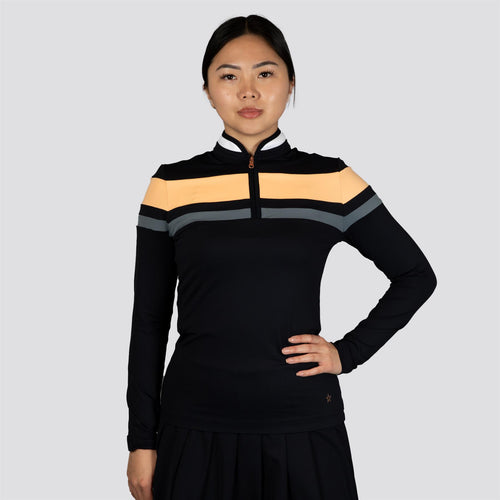 Womens Rebecca LS Mid Layer Navy