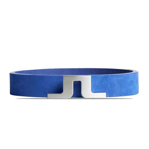 Bridger Nubuck Leather Belt Clematis Blue - SS25