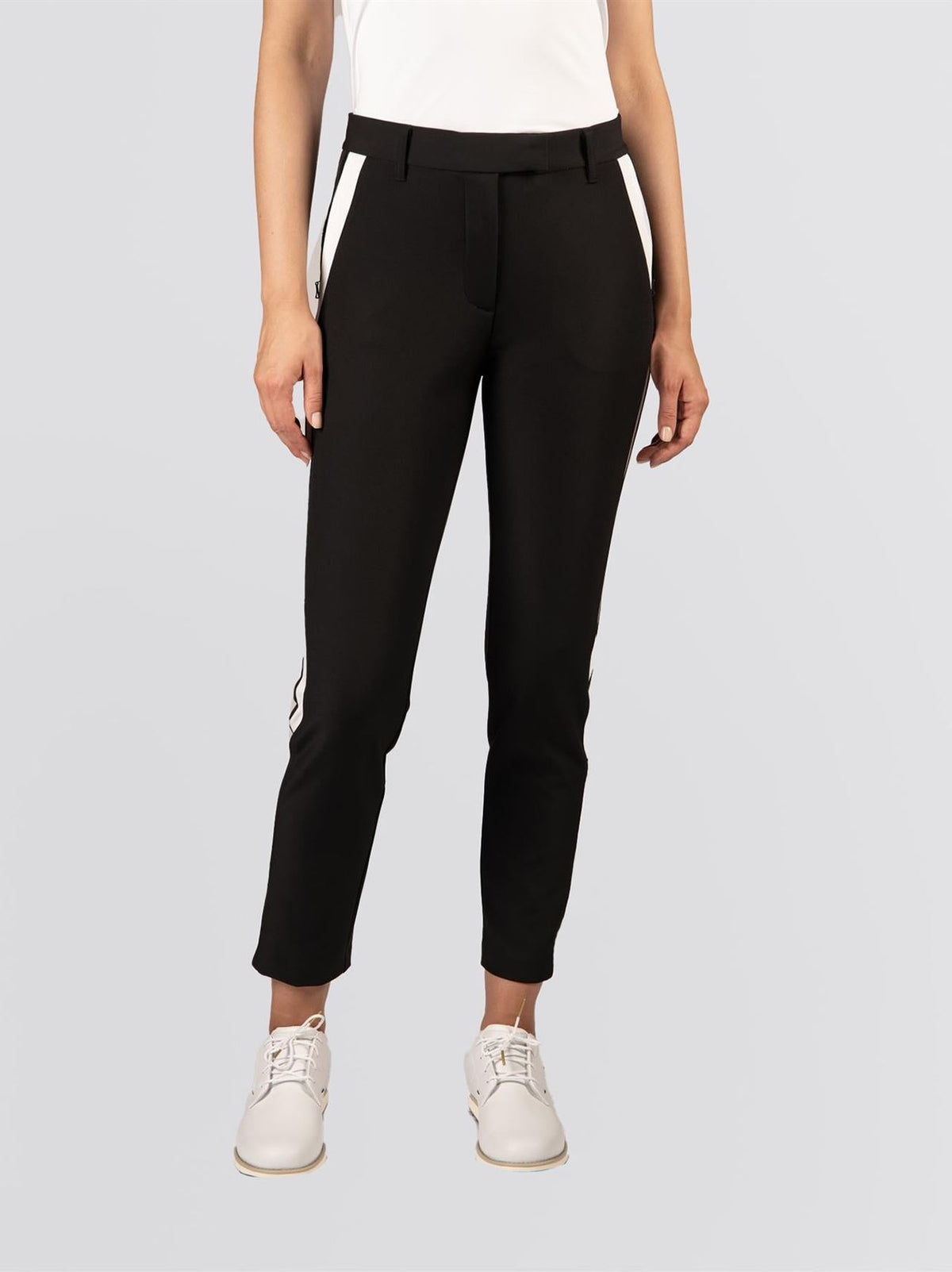 Womens Side Panel Pants Black
