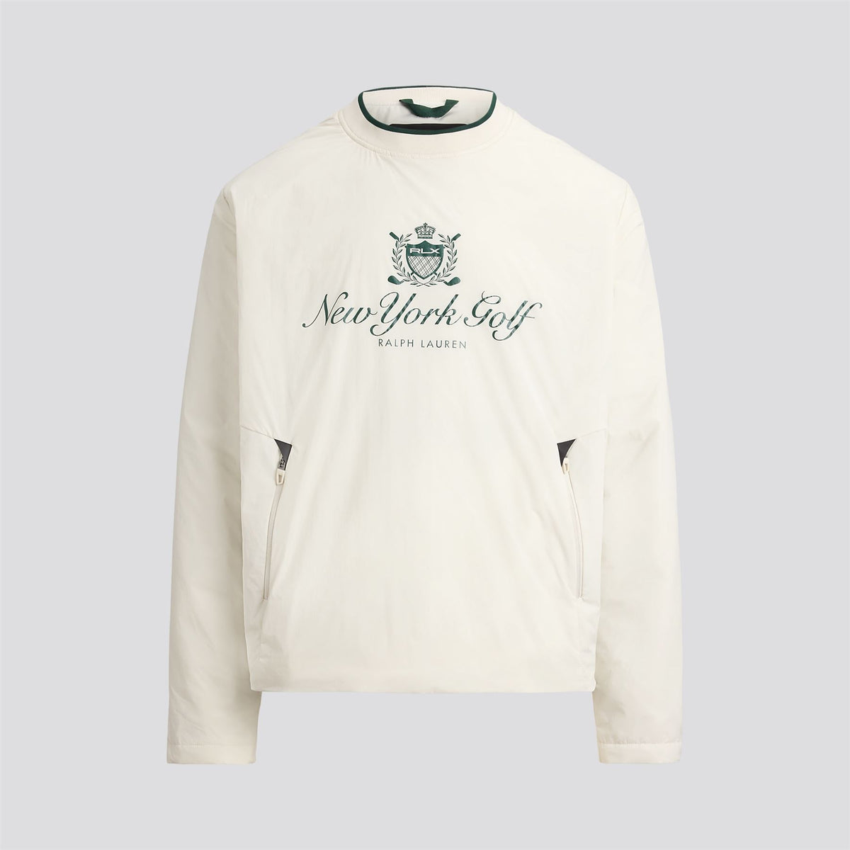 RLX Stretch Hybrid Graphic Pullover Stone Pebble